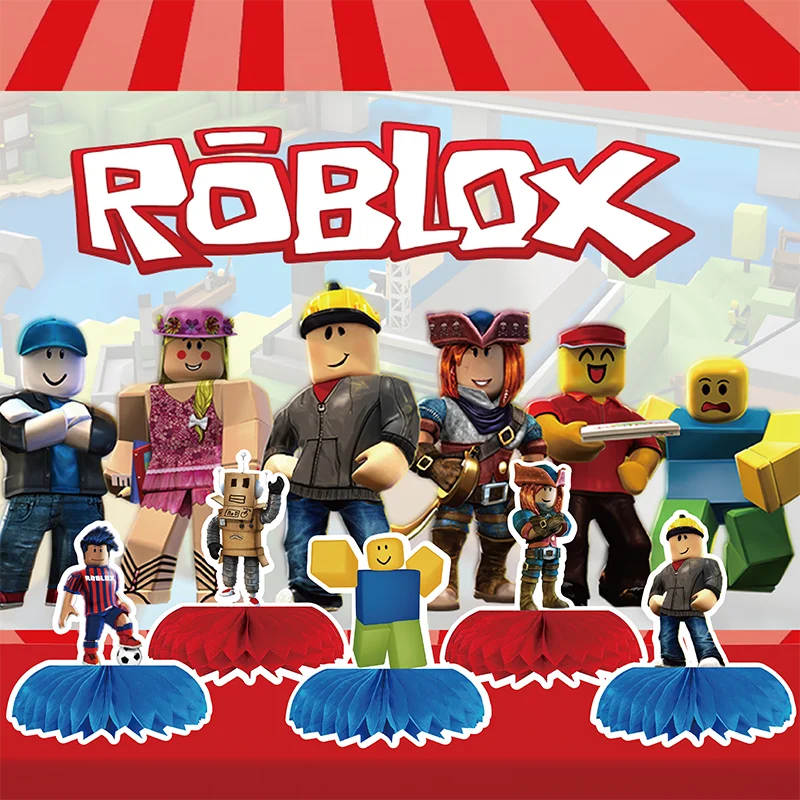 Party Games In Roblox - Décorations de table en nid d'abeille