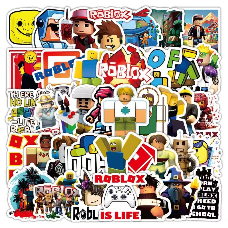 Party Games In Roblox - Autocollants périphériques de jeu Roblox, 60