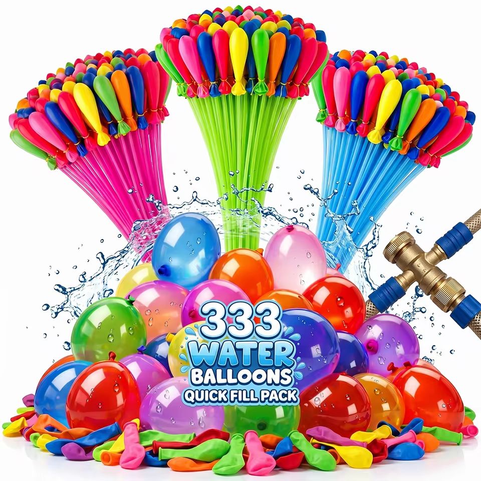 Quick Games Party - 333 ballons d'eau à remplissage rapide,