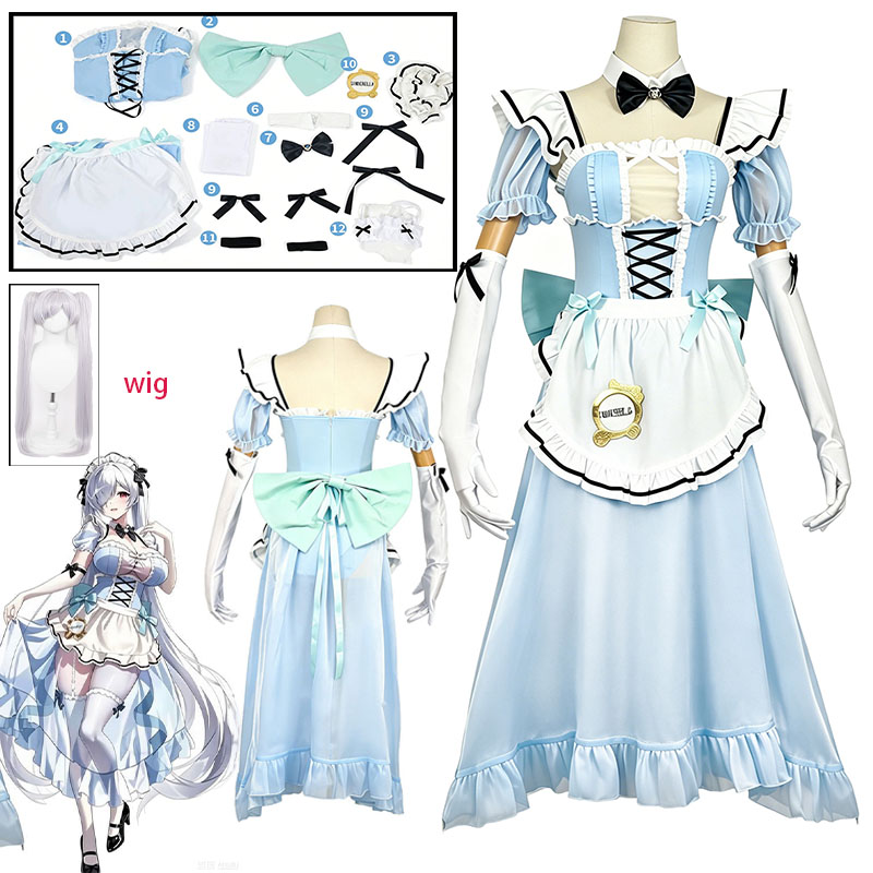 Party Games Girls - Costume de cosplay NIKKE Pilgrim, robe,