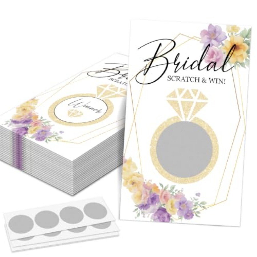 Jeu à gratter pour fête prénup - Party Games Bridal Shower avis et prix