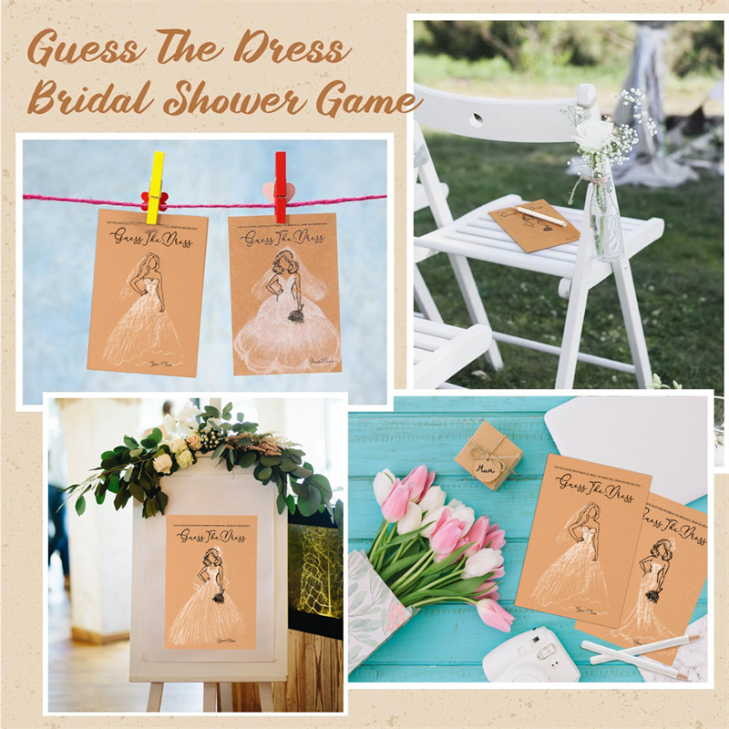20 cartes de jeu « Devinez » a - Party Games Bridal Shower avis et prix
