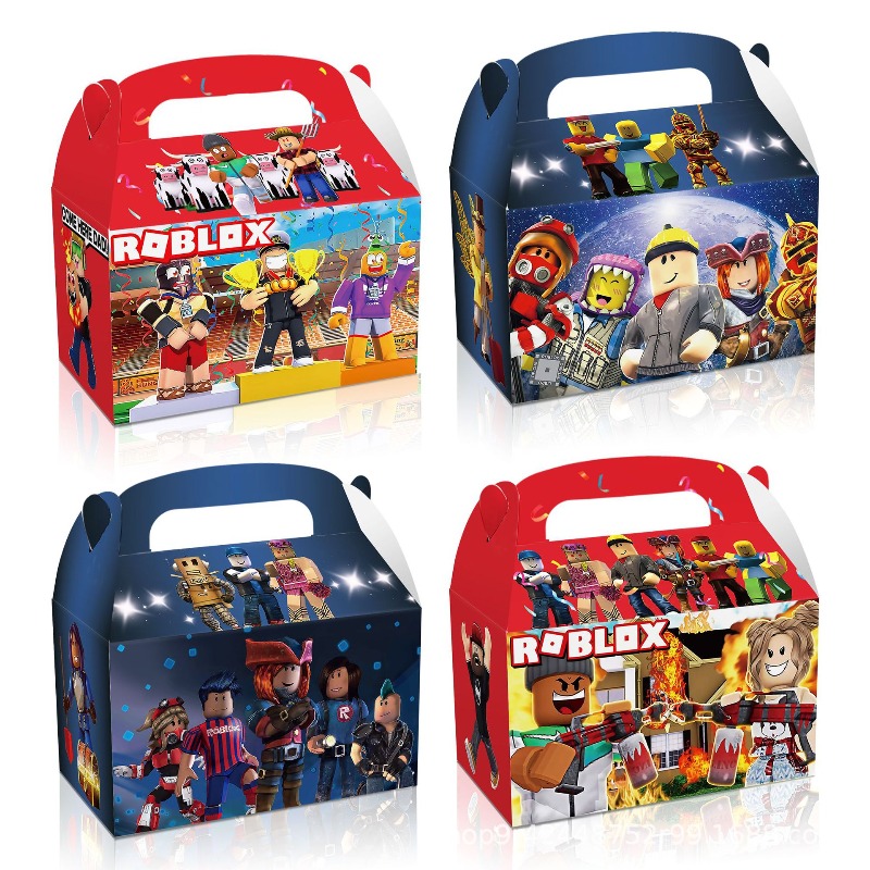 Lot de 12 boîtes cadeaux thème - Party Games In Roblox avis et prix