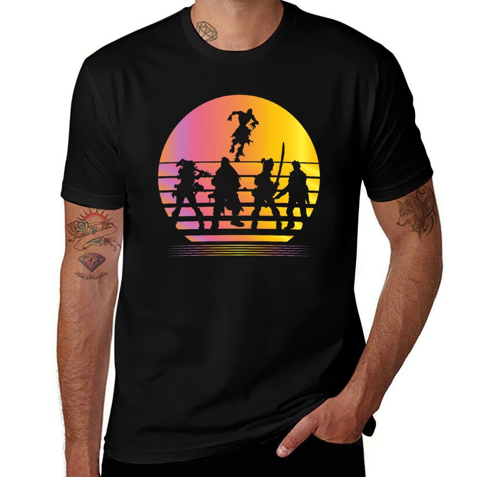 Zombicide Synthwave - T-shirt  - Party Games Bgg avis et prix