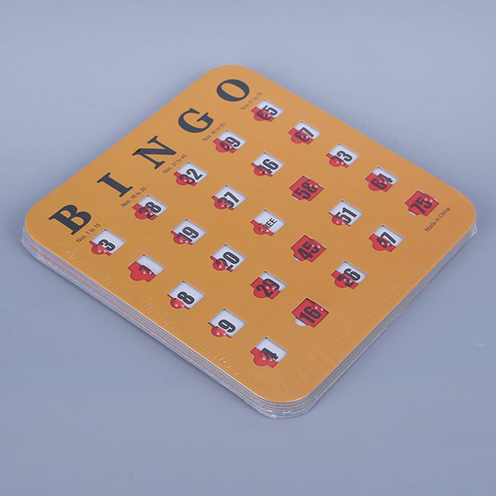 5 cartes de jeu de Bingo couli - Party Games School avis et prix