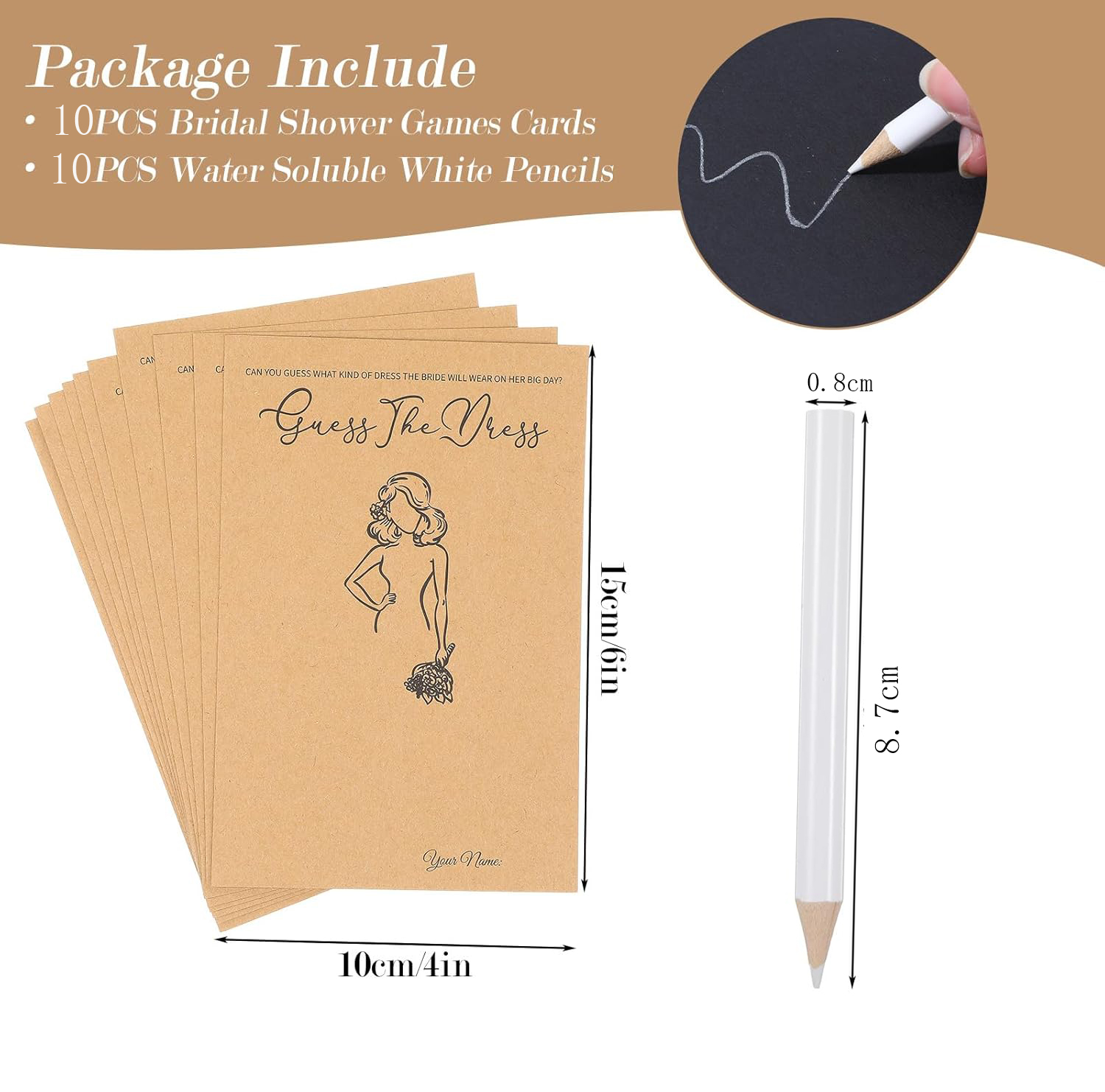 10 Kits de Jeux pour la Douche - Party Games Bridal Shower avis et prix