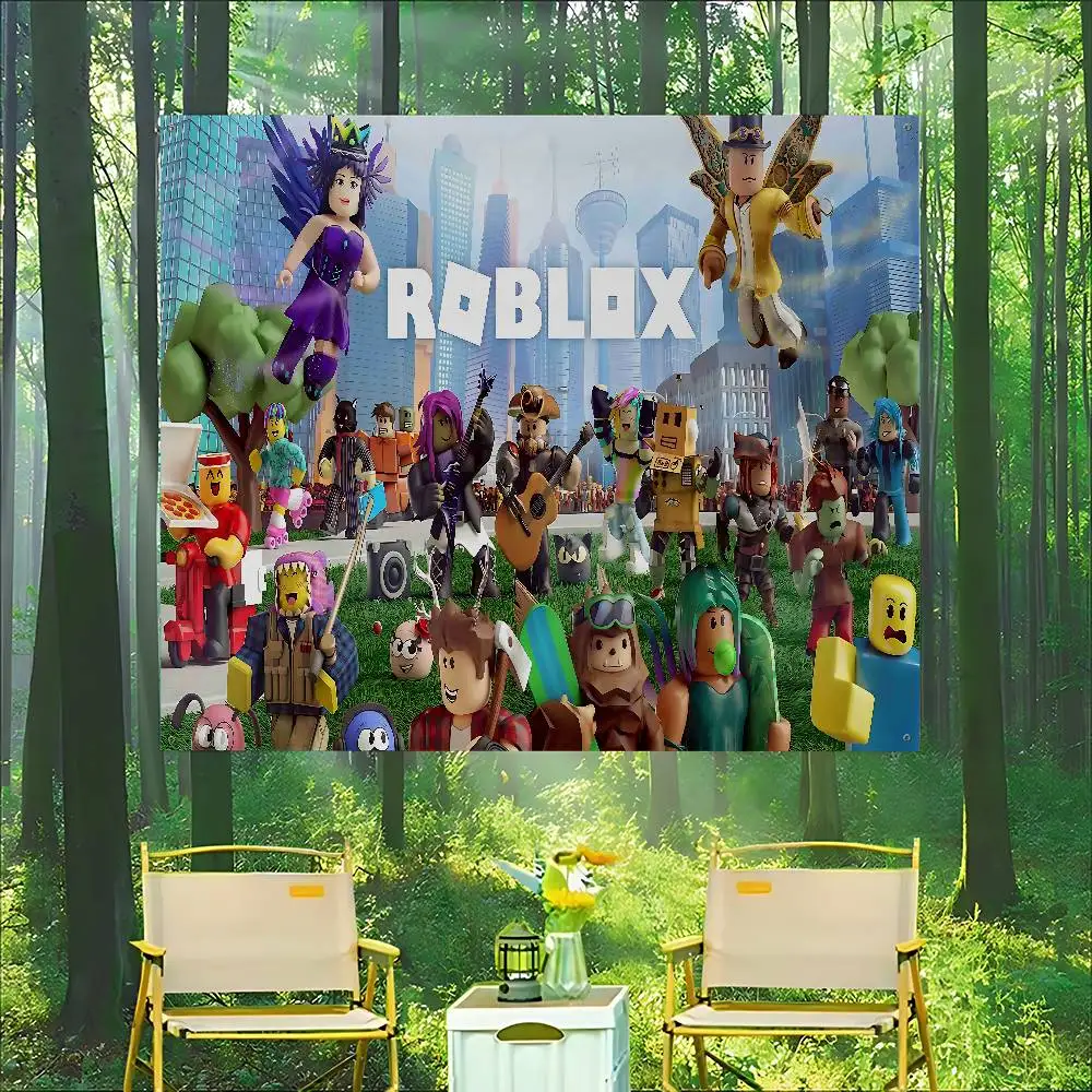 Drapeau publicitaire commercia - Party Games In Roblox avis et prix