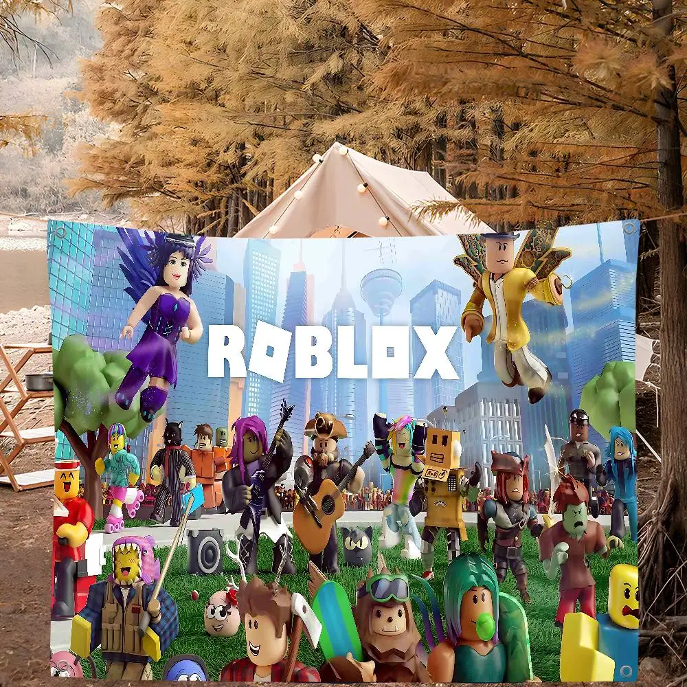 Drapeau publicitaire commercia - Party Games In Roblox avis et prix