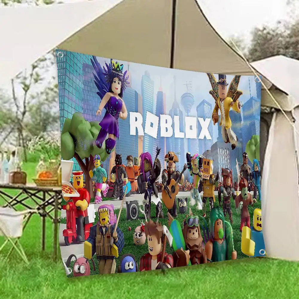 Drapeau publicitaire commercia - Party Games In Roblox avis et prix