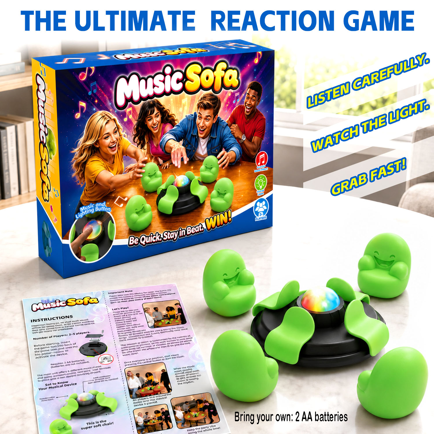 Jeu de préhension musical inte - Quick Games Party avis et prix