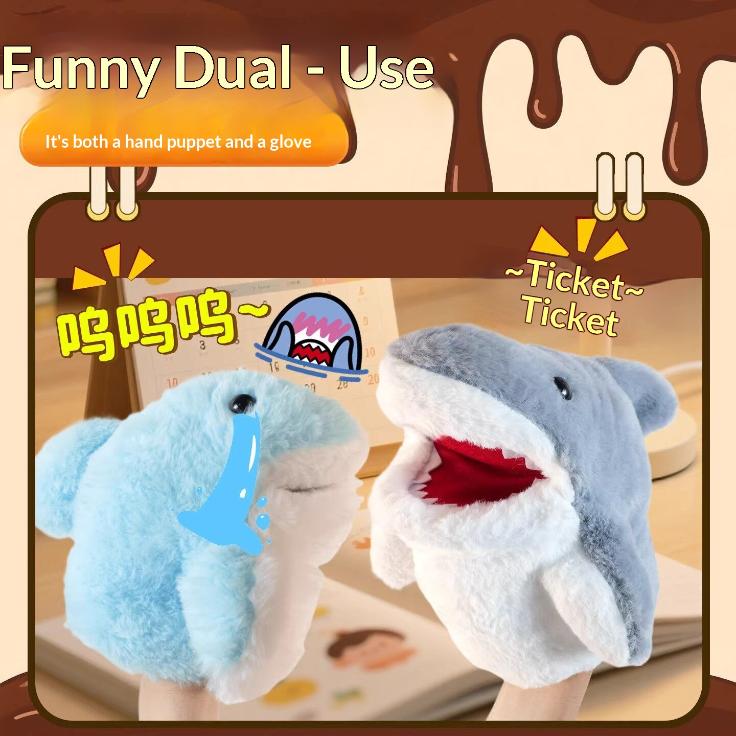 Marionnette de main requin en  - Party Games Children avis et prix