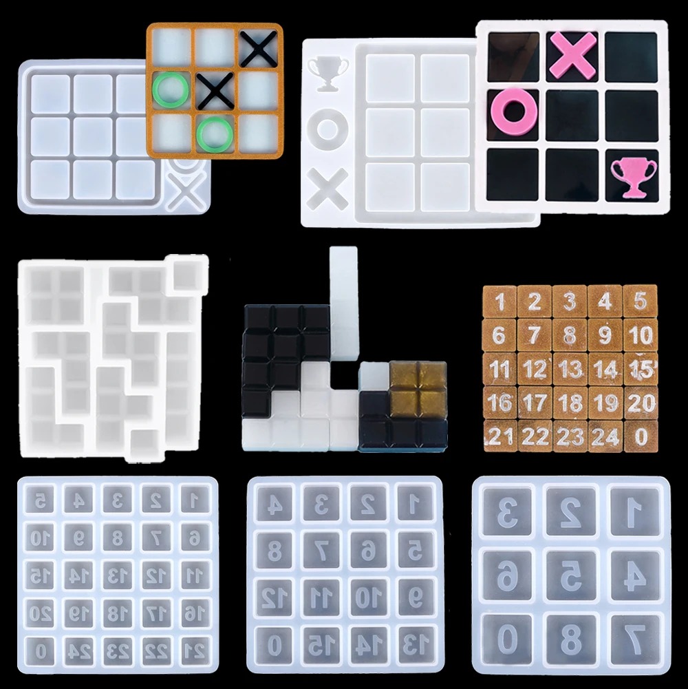 Tic Tac Toe – moule en résine  - Party Games Kid Friendly avis et prix